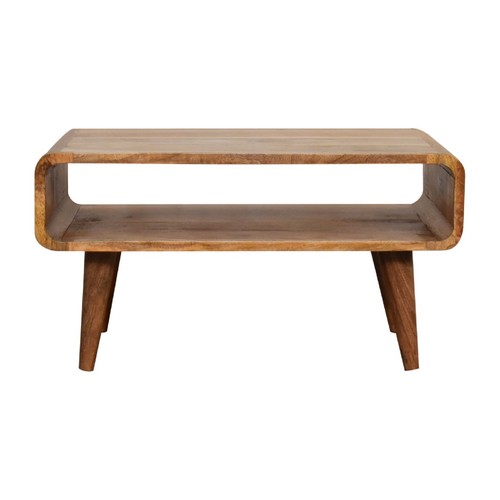 Open oak ish one - one-shelf, media