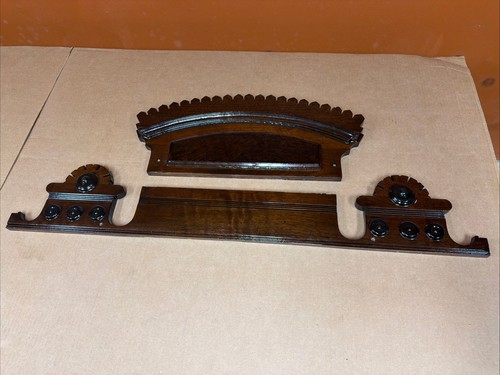 Vintage oak burl wood - vintage, bed